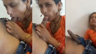 Devar Bhabhi Gives Quick Desi Blowjob